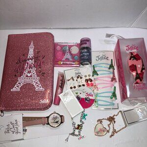 Justice Girls 11pc Paris Jewelry Hair Beauty Gift Set NEW